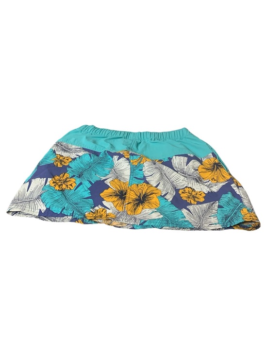 Patagonia Dresses & Skirts - Patagonia Baggies Skirt Women's Floral Tropical Hibiscus Quick Dry Athletic Blue